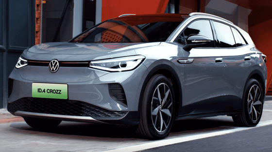 VW Id 4 Crozz Elektrisch Volledig EV SUV Voertuigen Moonstone Grijs 425KM