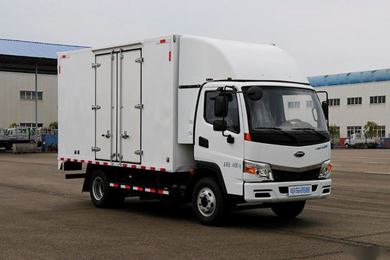 EV elektrische vrachtcontainer vrachtwagen 85kw 230KM met koelkast