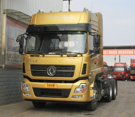 Zware 40T cap tractor 6x4 CNG aangedreven vrachtwagens aanhangwagen 8 wielen