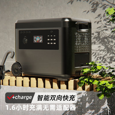 Vinnige oplaadbare Lithium draagbare elektriciteitscentrale Lifepo4 zonne-generator 2000w