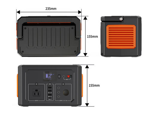 Buitengewone Lithium LFP zonne-energiegenerator 404Wh 400W